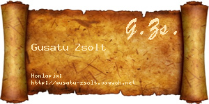 Gusatu Zsolt névjegykártya